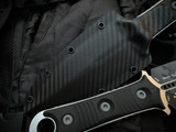 Microtech x Borka SBD Fixed Blade Urban Camo Black G10 Scales w/ Urban Camo Plain Edge Blade (4.4") 201-1UCS