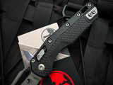 Microtech MSI S/E RAM-LOK Folder Black Tri-Grip Polymer Body w/ M390MK Apocalyptic Partially Serated Blade (3.75") 210T-11APPMB