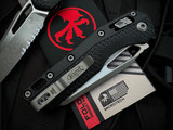 Microtech MSI S/E RAM-LOK Folder Black Tri-Grip Polymer Body w/ M390MK Apocalyptic Partially Serated Blade (3.75") 210T-11APPMB