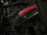 Heretic Knives Roc Auto Breakthrough Red Aluminum Body w/ Magancut Black DLC Plain Edge Blade (3.18") H060-6A-BRKRD
