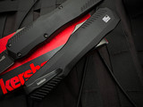 Kershaw Livewire T/E OTF Black Aluminum Body w/ Magnacut Blackwashed Plain Edge Blade (3.4”) 9000T