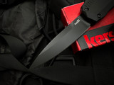 Kershaw Livewire Spearpoint OTF Black Aluminum Body w/ Magnacut DLC Plain Edge Blade (3.4”) 9000BLK