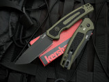 Kershaw Auto Launch 16 Auto Folder OD Green Aluminum Body w/ Trac-Tec Inlays and CPM M4 Black Plain Edge Blade (3.45") 7105OLBL