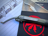 Microtech Siphon II Lever Action Pen OD Green Stainless Steel Body w/ Apocalyptic Hardware