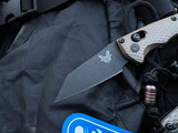 Benchmade Auto Immunity Auto Folder FDE Aluminum Body w/ CPM-M4 Cobalt Black Plain Edge Blade (2.49") 2900BK-1