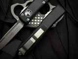 Microtech Ultratech S/E Black Aluminum Body w/ Stonewashed Plain Edge Blade (3.4") 121-10