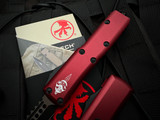 Microtech UTX-85 Warhound Merlot Aluminum Body w/ Black Plain Edge Blade (3.1") 719W-1MRS