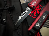 Microtech UTX-85 Warhound Merlot Aluminum Body w/ Black Plain Edge Blade (3.1") 719W-1MRS