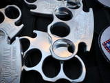 Nashville Tactical Lounge T6 Semi Polished Aluminum Engraved Knuckles
