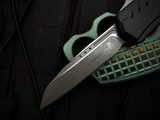 Microtech 2023 Cypher Proof Run S/E Black Aluminum Body w/ Apocalyptic Plain Edge Blade (3.5") 1241-10APSPR