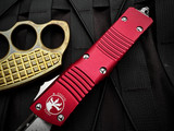 Microtech Combat Troodon S/E Merlot Aluminum Body w/ Stonewashed Plain Edge Blade (3.8") 143-10MR