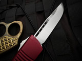 Microtech Combat Troodon S/E Merlot Aluminum Body w/ Stonewashed Plain Edge Blade (3.8") 143-10MR