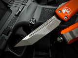 Microtech UTX-85 T/E Orange Aluminum Body w/ Apocalyptic Plain Edge Blade (3.1") 233-10APOR