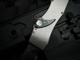 Marfione Custom Halo V Stainless Steel Body w/ Black Pearl Inlays and HG Devin Thomas High Carbon Blued Basket Weave Nightmare