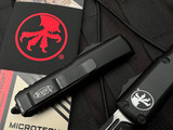 Microtech T/E Black Tactical Aluminum Body w/ Black Tactical Partially Serrated Blade (3.1") 233-2T