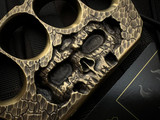 MOC Custom Skull Brass Knuckles Full Size #702