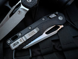 Microtech MSI Folder S/E Black Tri-Grip Polymer Body w/ Apocalyptic Plain Edge Blade (3.75") 210T-10APPMBK