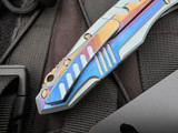 CONSIGNMENT Marfione Custom Sigil MK6 Folder Two-Tone Anodized Titanium Body w/ Mokuti Plate/Bronzed Hardware and Mirror Polish