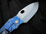 Medford TFF-1 Folder Entropic Anodized "Stained Glass" Sculpted Titanium Body w/ S45VN Tumbled Blade (4")