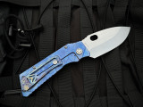 Medford TFF-1 Folder Entropic Anodized "Stained Glass" Sculpted Titanium Body w/ S45VN Tumbled Blade (4")