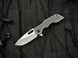Attention2Detail Mercantile Custom MK1 Small Folder 2-Tone M16 Grip Titanium Body w/ Magancut Satin Finished Drop Point Blade (