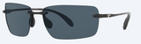 Costa Gulf Shore Sunglasses Shiny Black Frame, Gray 580P Lenses 06S9074 90740266