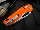 Microtech MSI S/E RAM-LOK Folder Orange Tri-Grip Polymer Body w/ Stonewashed Plain Edge Blade (3.75") 210T-10PMOR
