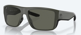 Costa Taxman Sunglasses Matte Olive Frame, Gray 580G Lenses 06S9116 91160859
