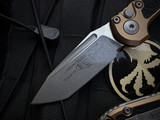 Microtech Gen III LUDT T/E Auto Folder Tan Aluminum Body w/ M390MK Apocalyptic Plain Edge Blade (3.5") 1136-10APTA