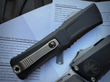 Microtech Gen III Combat Troodon S/E Black Aluminum Body w/ M390MK Stonewashed Partially Serrated Blade (3.8") 1143-11