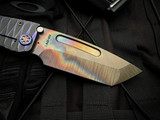 Medford Marauder-H Violet "DiamondHead" Titanium Body w/ Flamed Hardware and S45VN Vulcan Tanto Blade (3.75")