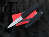Kershaw Livewire S/E OTF Black Aluminum Body w/ 20CV Stonewashed Plain Edge Blade (3.4”) 9000