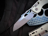 Microtech MSI Folder S/E White Tri-Grip Polymer Body w/ M390MK Apocalyptic Plain Edge Blade (3.75") 210T-10APPMWH