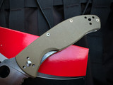 Spyderco Tenacious Folder Brown G10 Scales w/ M4 Partially Serrated Blade (3.35") C122GBNM4PS