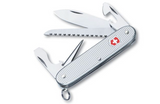 Victorinox Swiss Army Farmer Multi-Tool, Silver Alox, 3.58" Closed 0.8241.26-X2