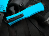 Microtech Hera II Mini Bayonet Turquoise Aluminum Body w/ Black Plain Edge Blade (2.875") 1701M-1TQ
