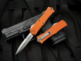 Microtech Hera II Mini Bayonet Orange Aluminum Body w/ Stonewashed Plain Edge Blade (2.875") 1701M-10OR