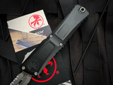 Microtech Gen III Combat Troodon D/E Black Aluminum Body w/ M390MK Apocalyptic Full Serrated Blade (3.8") 1142-12AP