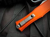 Microtech Hera II Mini Bayonet Orange Aluminum Body w/ Stonewashed Full Serrated Blade (2.875") 1701M-12OR