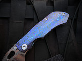 Custom Knife Factory Evo 4.0 Full Dress ZircuTi Body w/ Damasteel Plain Edge Blade (3.4")