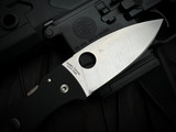 FACTORY BLEM Spyderco Bodacious Folder Black Smooth G10 Body w/ CPM S30V Plain Edge Blade (3.66") C263GP
