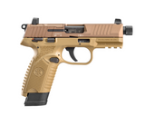 FNH FN502 Tactical .22 LR with Threaded Barrel FDE