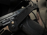 Microtech Gen III LUDT T/E Auto Folder Tactical Black Aluminum Body w/ M390MK Black Plain Edge Blade (3.5") 1136-1T
