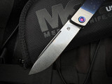 Medford Gentleman Jack 2 Slip Joint Folder Faced "Galaxy" and Silver Body w/ S45VN Stonewashed Drop Point Blade (3.1")