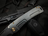 Medford Marauder-H Folder DLC Titanium Body and Bronzed Hardware w/ S45VN DLC Drop Point Blade (3.75")