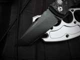 Hogue EX-A01 Auto Folder Black G-Mascus Body w/ 154CM Black Tanto Plain Edge Blade (3.5") 34129