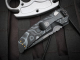 Hogue EX-A01 Auto Folder Black G-Mascus Body w/ 154CM Black Tanto Plain Edge Blade (3.5") 34129