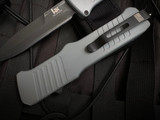 Hogue HK Incursion OTF Grey Aluminum Body w/ 154CM Black Bayonet Plain Edge Blade (3.9") 54092