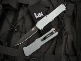 Hogue HK Incursion OTF Grey Aluminum Body w/ 154CM Black Bayonet Plain Edge Blade (3.9") 54092