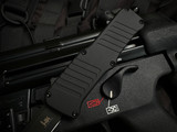 Hogue HK Mini Incursion OTF Black Aluminum Body w/ 154CM Black Tanto Plain Edge Blade (2.95") 54046